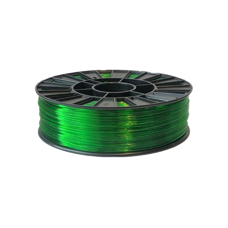 Стримпласт PETG Ecofil Зеленый прозрачный пластик для 3D принтера, пруток 1.75мм / 1кг