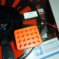 Стримпласт PETG Ecofil Оранжевый неон пластик для 3D принтера, пруток 1.75мм / 1кг - PETG Оранжевый неон пластик для 3D принтера, пруток 1.75мм / 1кг