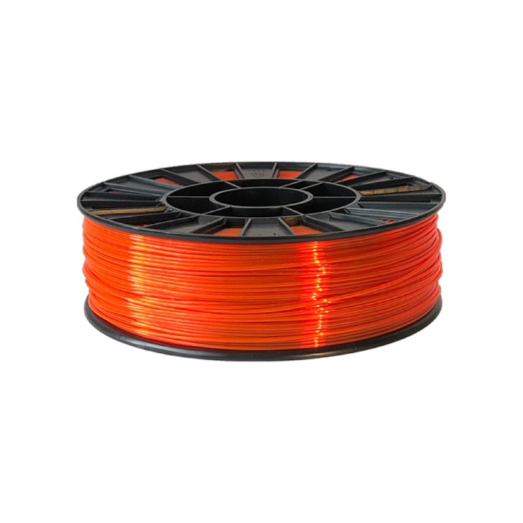 Стримпласт PETG Ecofil Оранжевый неон пластик для 3D принтера, пруток 1.75мм / 1кг